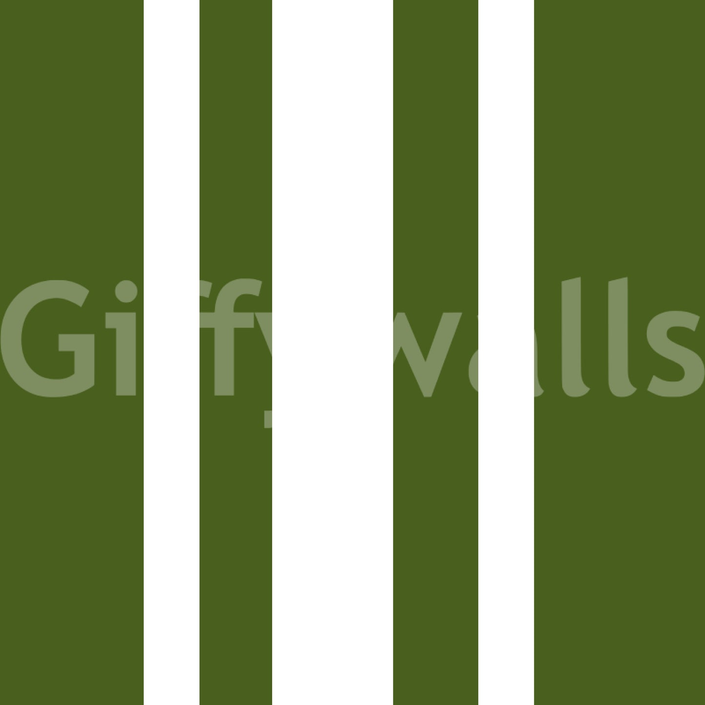 Olive Green Ticking Stripe Wallpaper Farmhouse Wallpaper