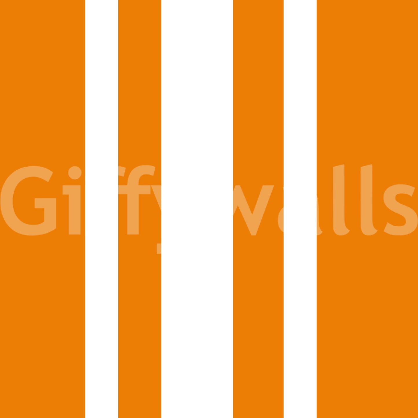 Orange Ticking Stripe Wallpaper Retro Wallpaper