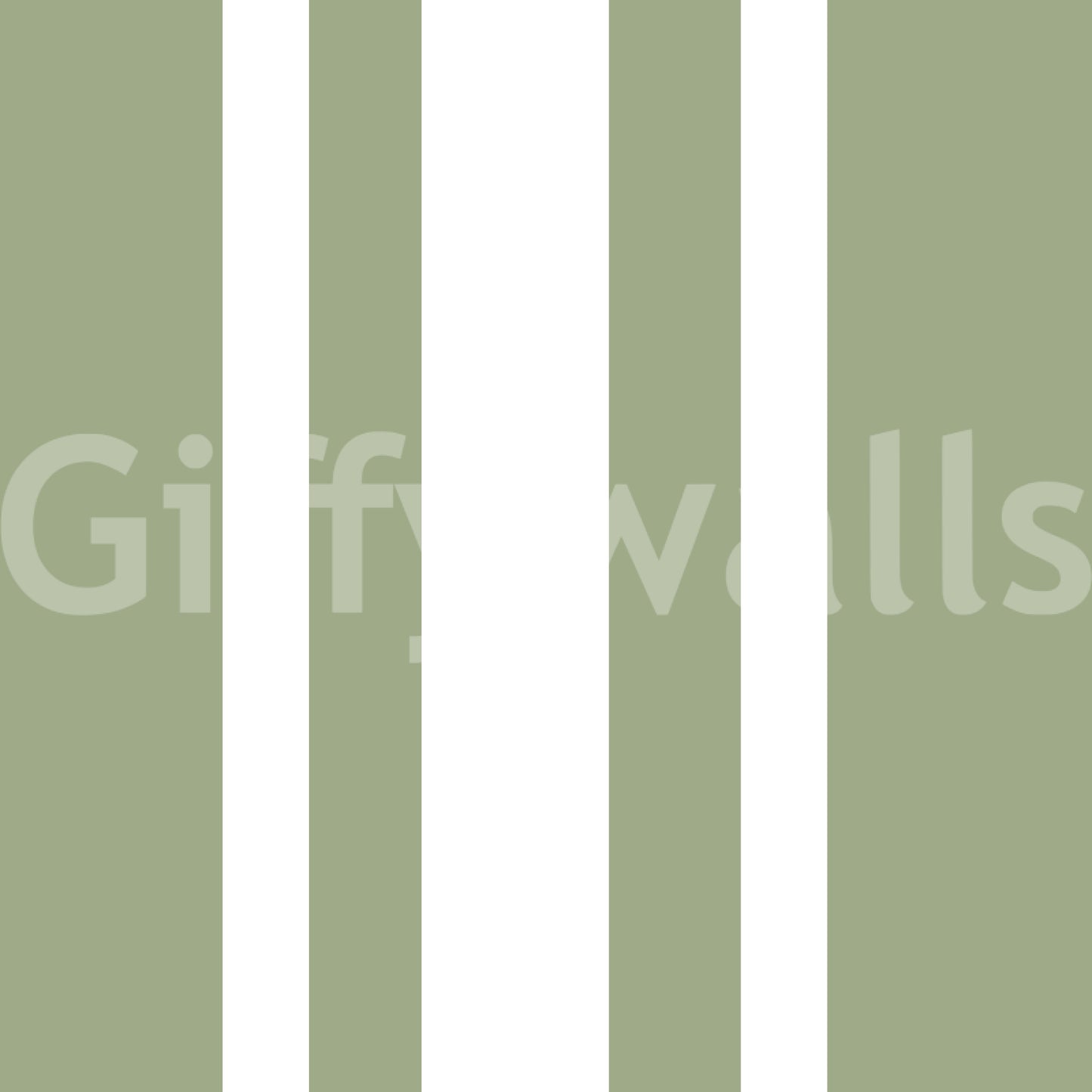 Sage Green Ticking Stripe Wallpaper Farmhouse Wallpaper