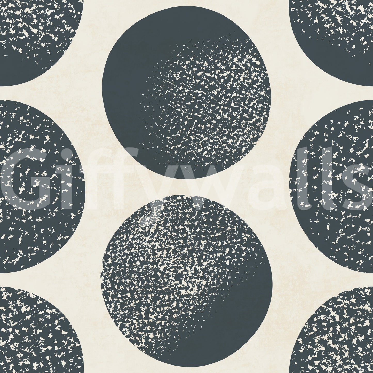 Soft speckled texture gives this dot pattern wallpaper a calm modern feel