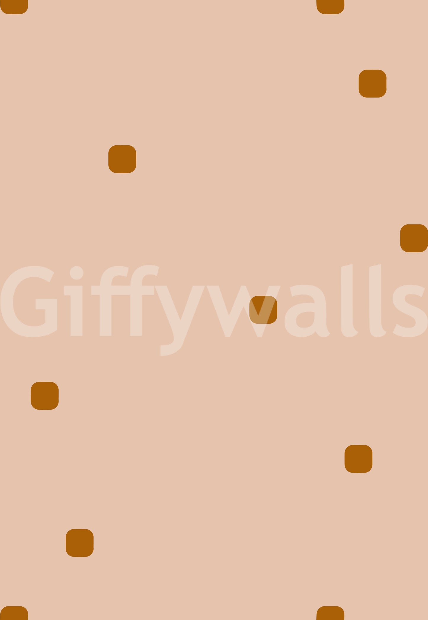 Blush Beige Polka Dot Wallpaper Retro Minimal Wallpaper