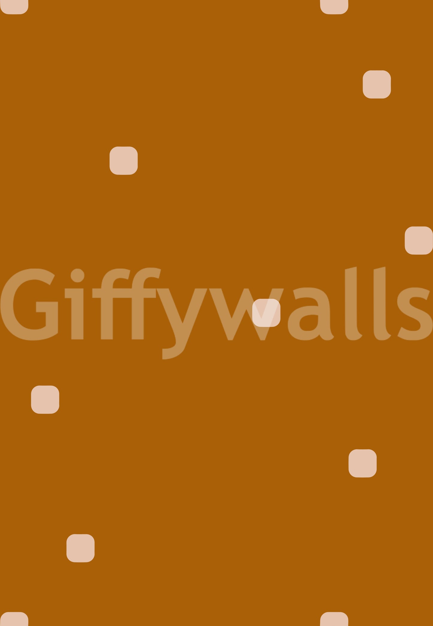 Terracotta Beige Polka Dot Wallpaper Retro Minimal Wallpaper