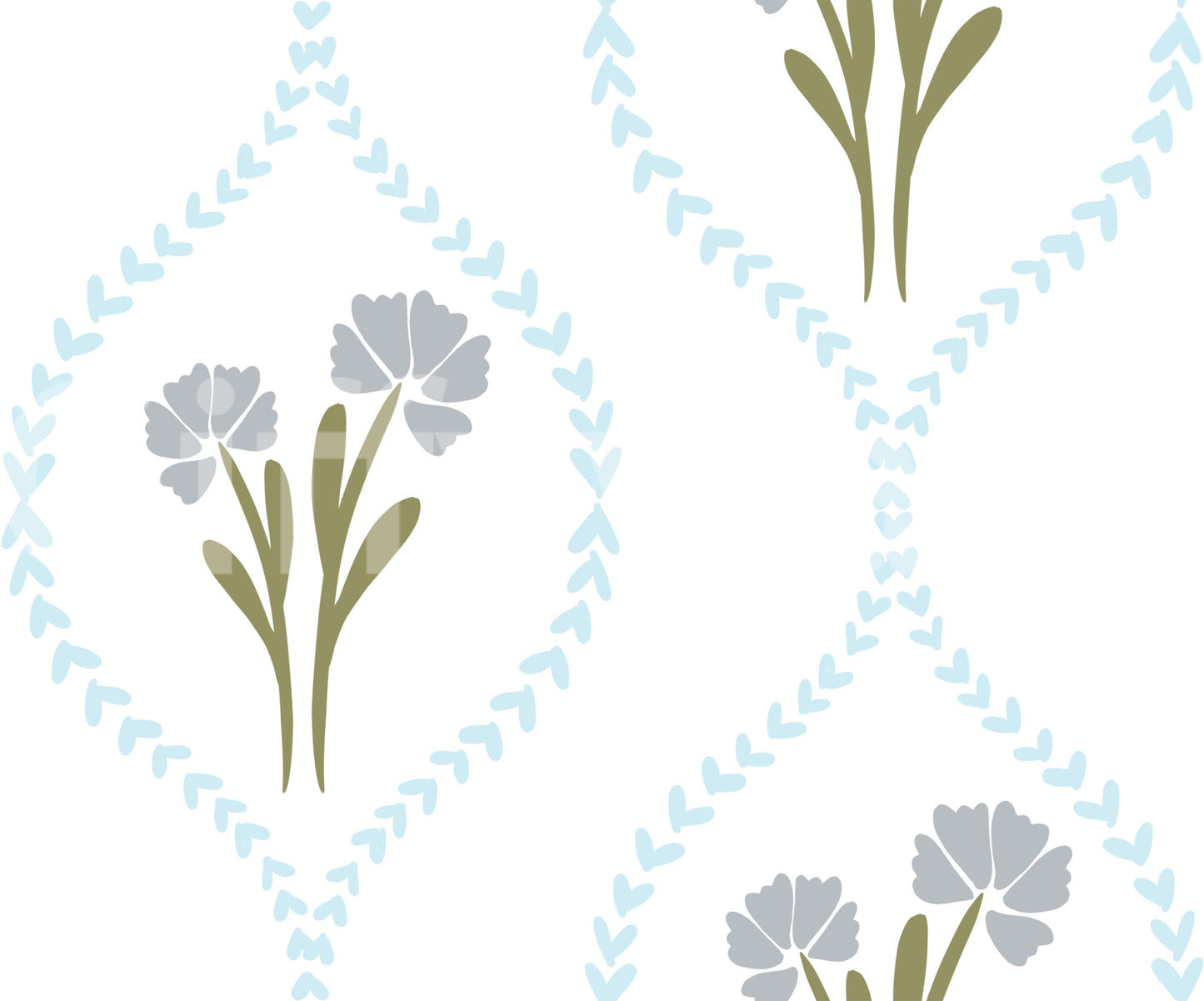 Blue Cornflowers Wallpaper
