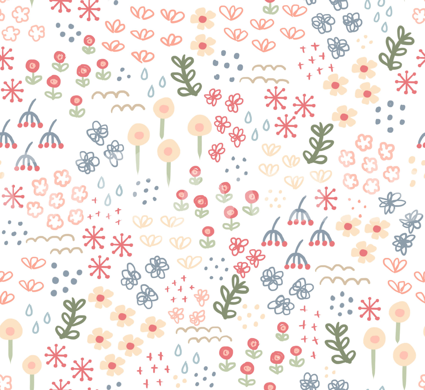 English Garden Flowers Wallpaper