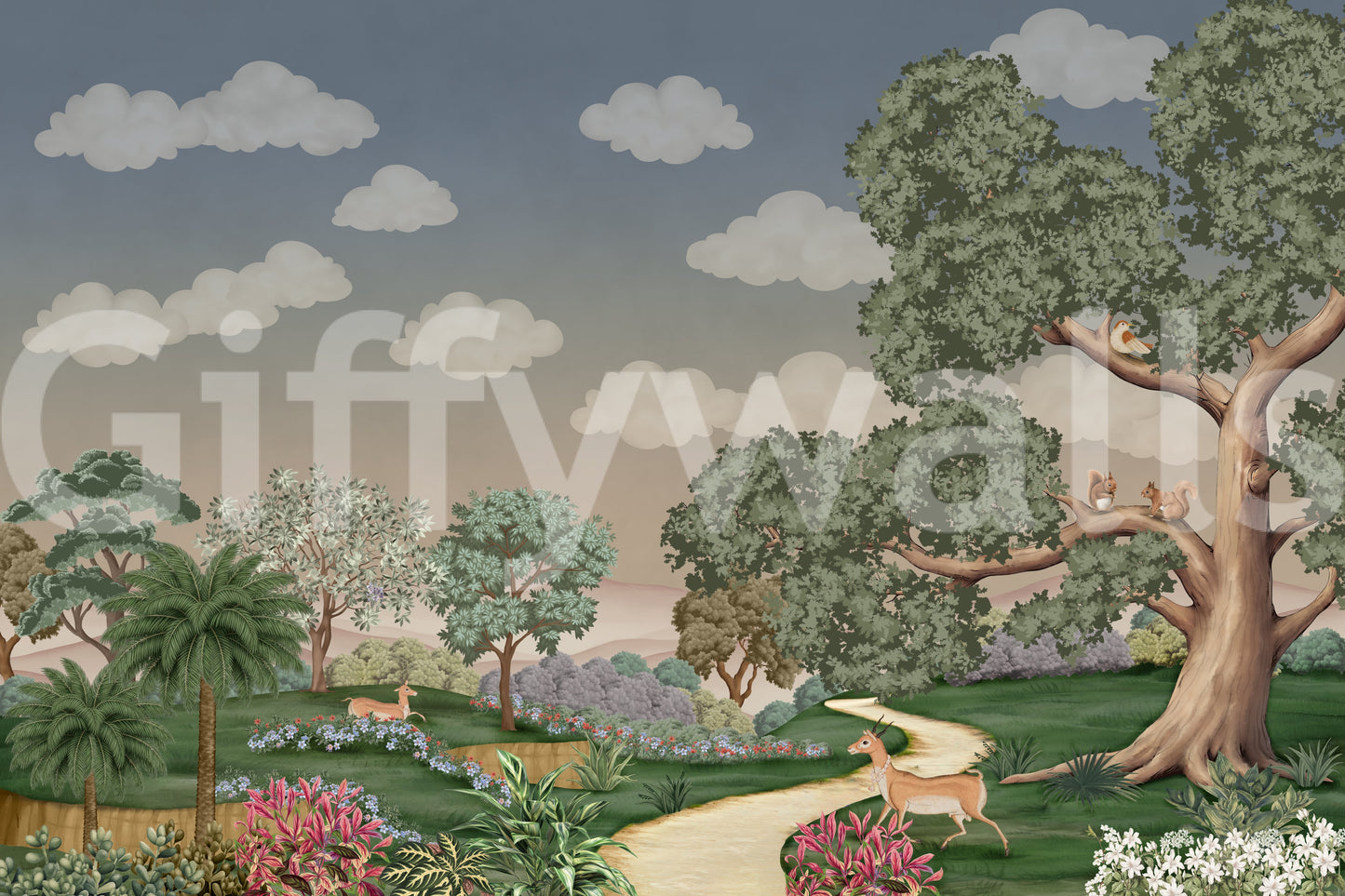 Enchanted Forest Path Wall Mural