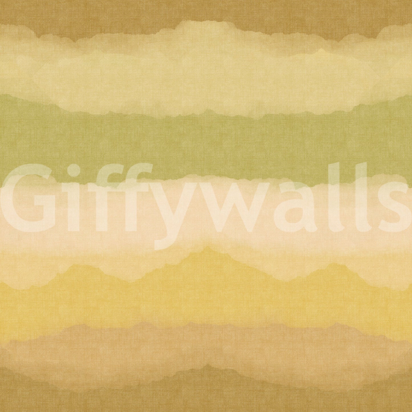 Relax Greenery Painted Horizon Wallpaper