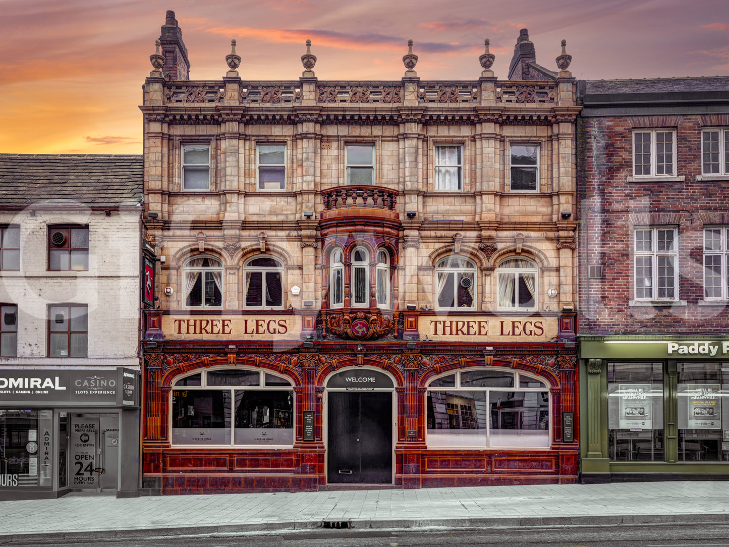 Three Legs: A Timeless Landmark Wall Mural