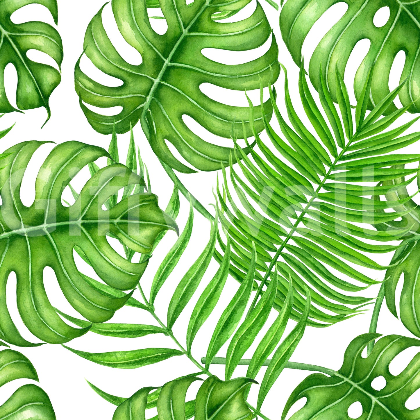 Tropical leaves Wallpaper