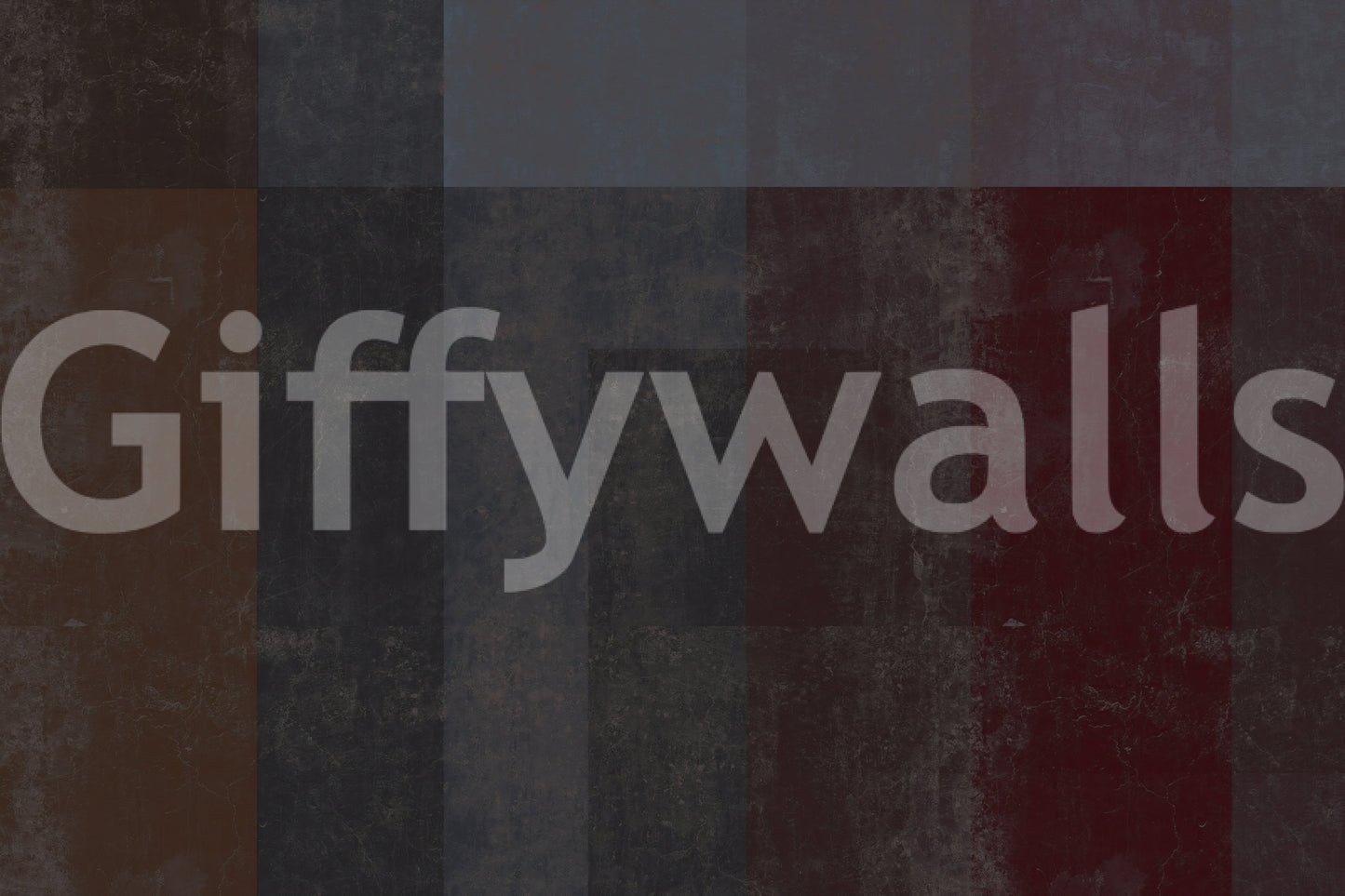 Moody Geometric Block Industrial Wallpaper Wall Mural
