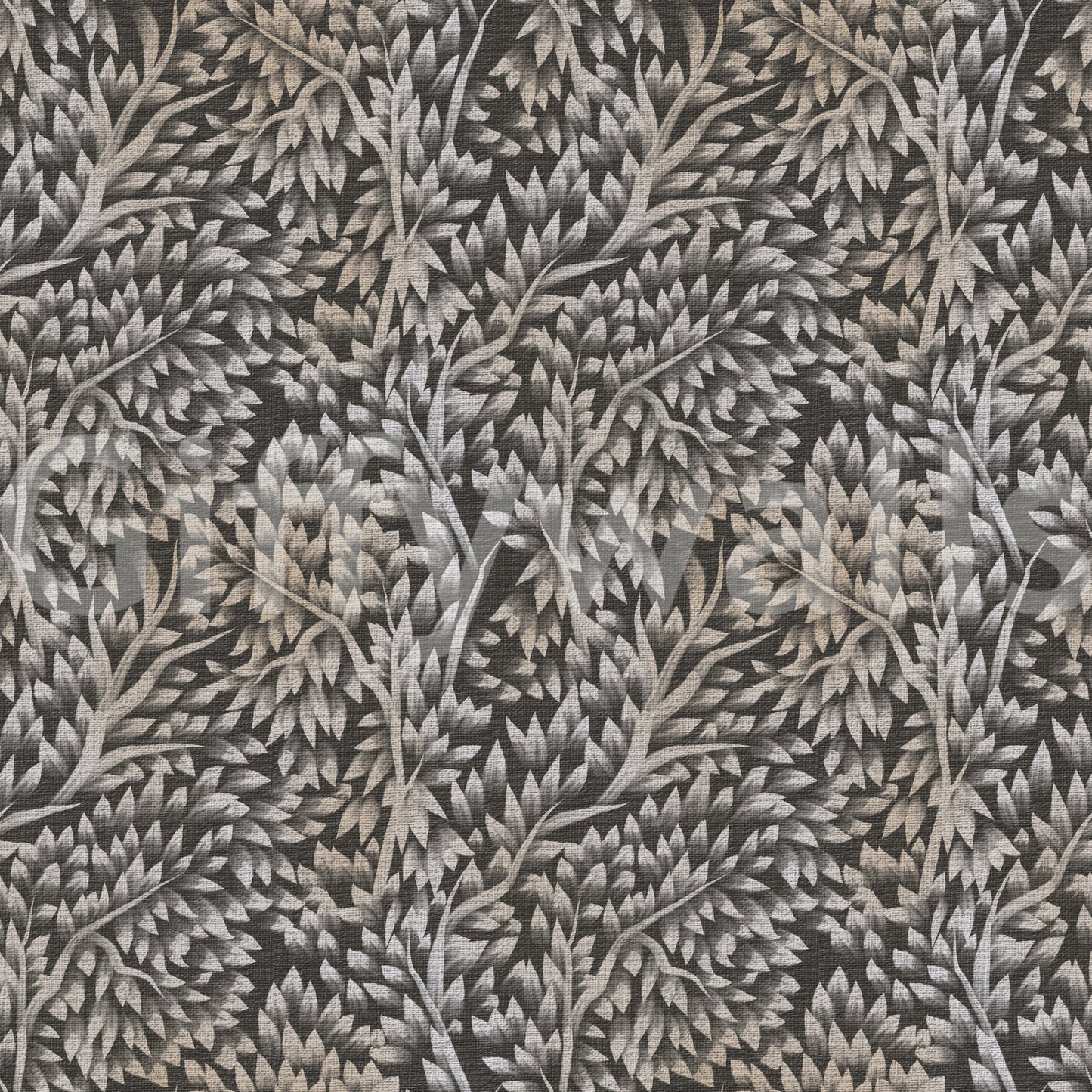 Classical Woodland Foliage Wallpaper
