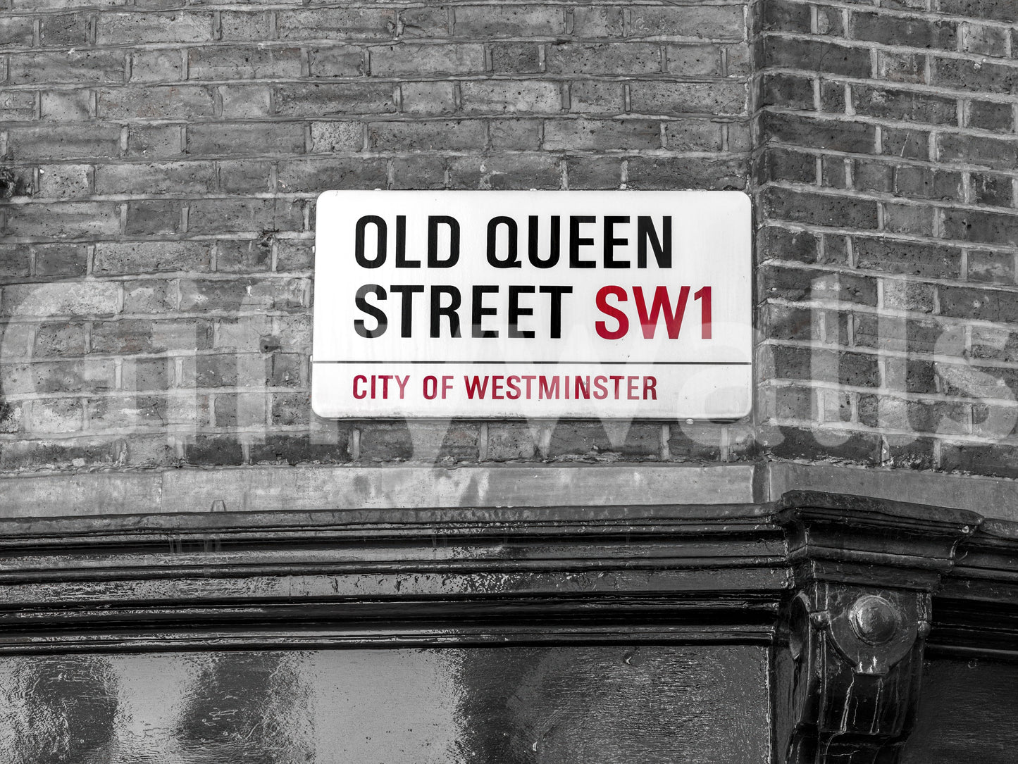 London Landmark Street Sign Wall Mural