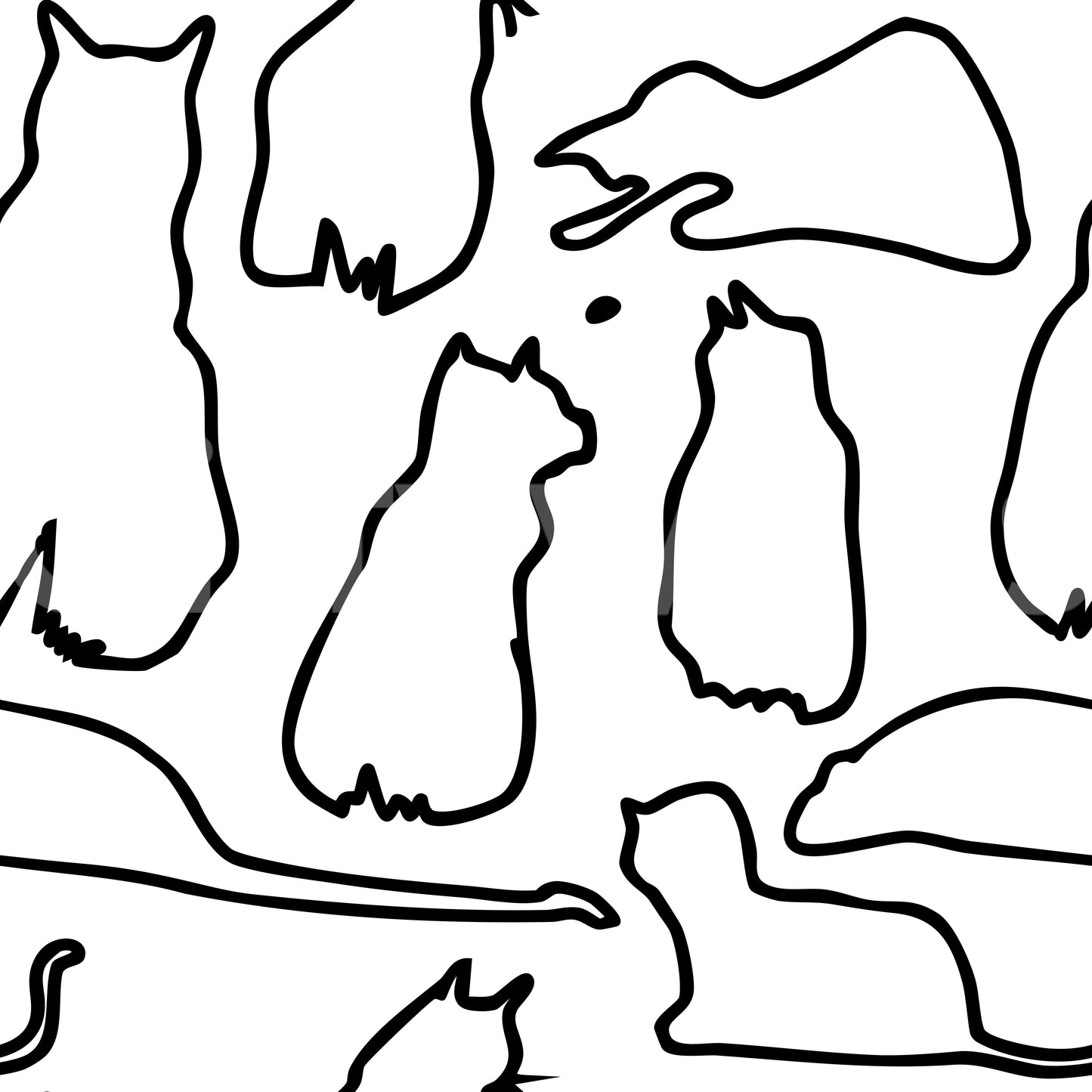 Munki and the Spot - Black & White Wallpaper