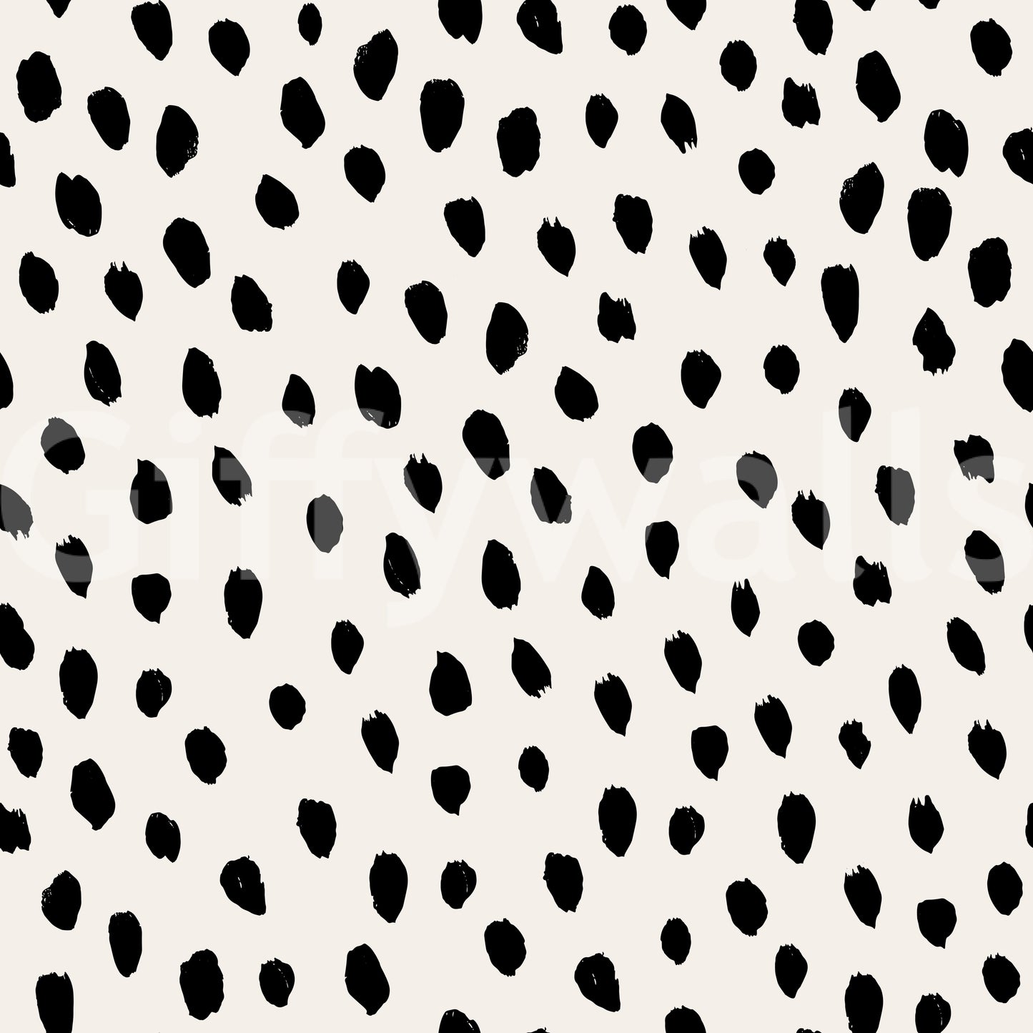Minimalist Painted Dotted Pattern Wallpaper