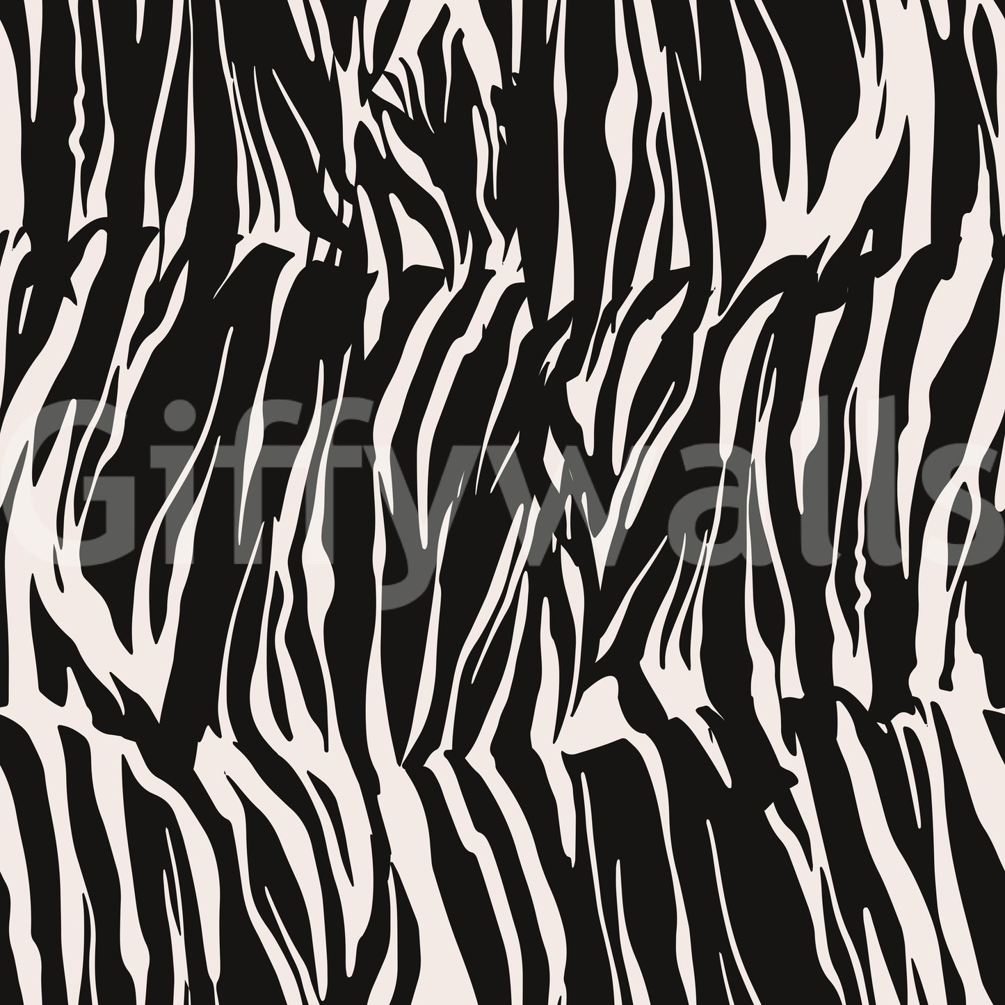 Abstract Zebra Stripe Wallpaper