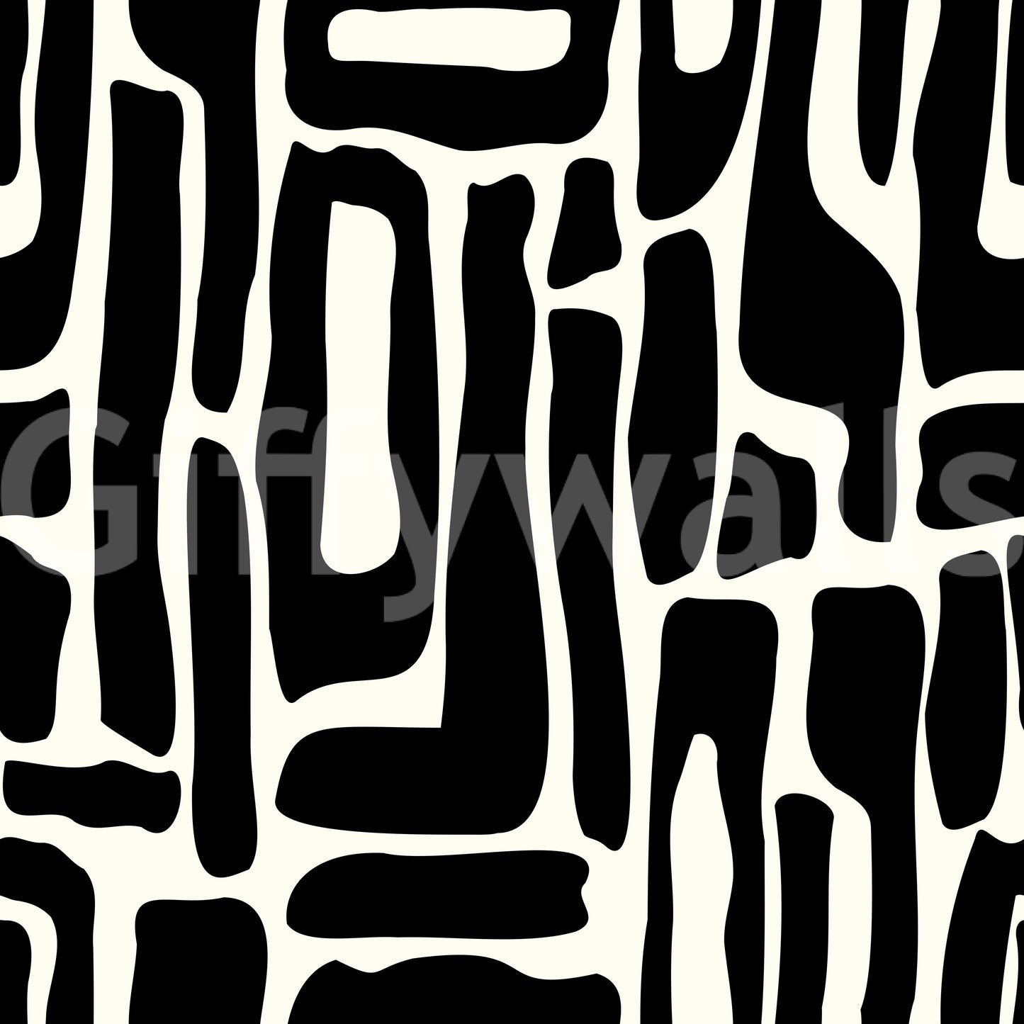 Abstract Organic Ink Shapes Wallpaper
