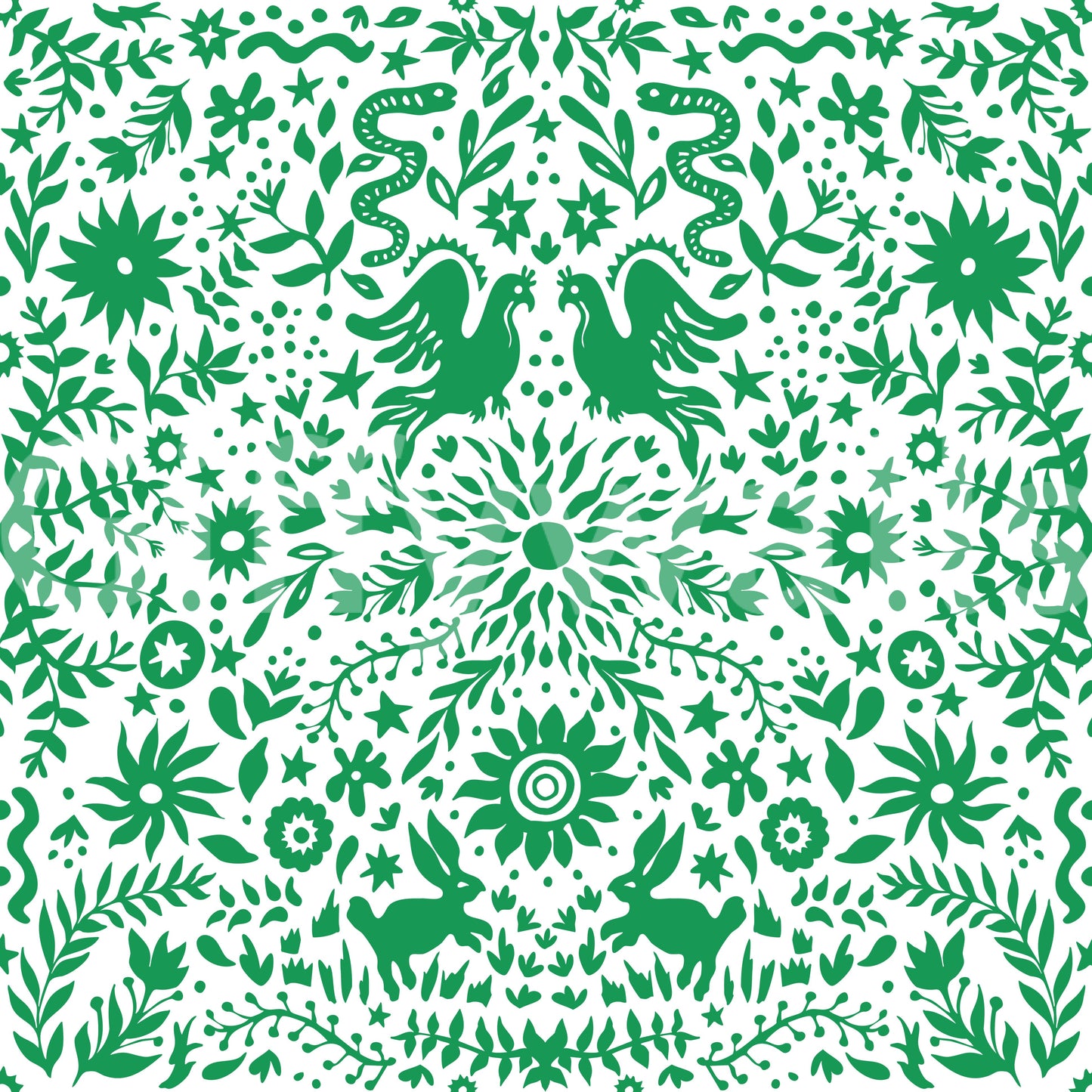 Whimsical Woodland Greenery Wallpaper