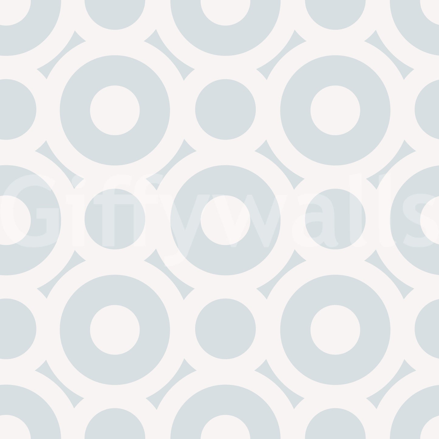 Contemporary Airy Circles Graphic Print Wallpaper