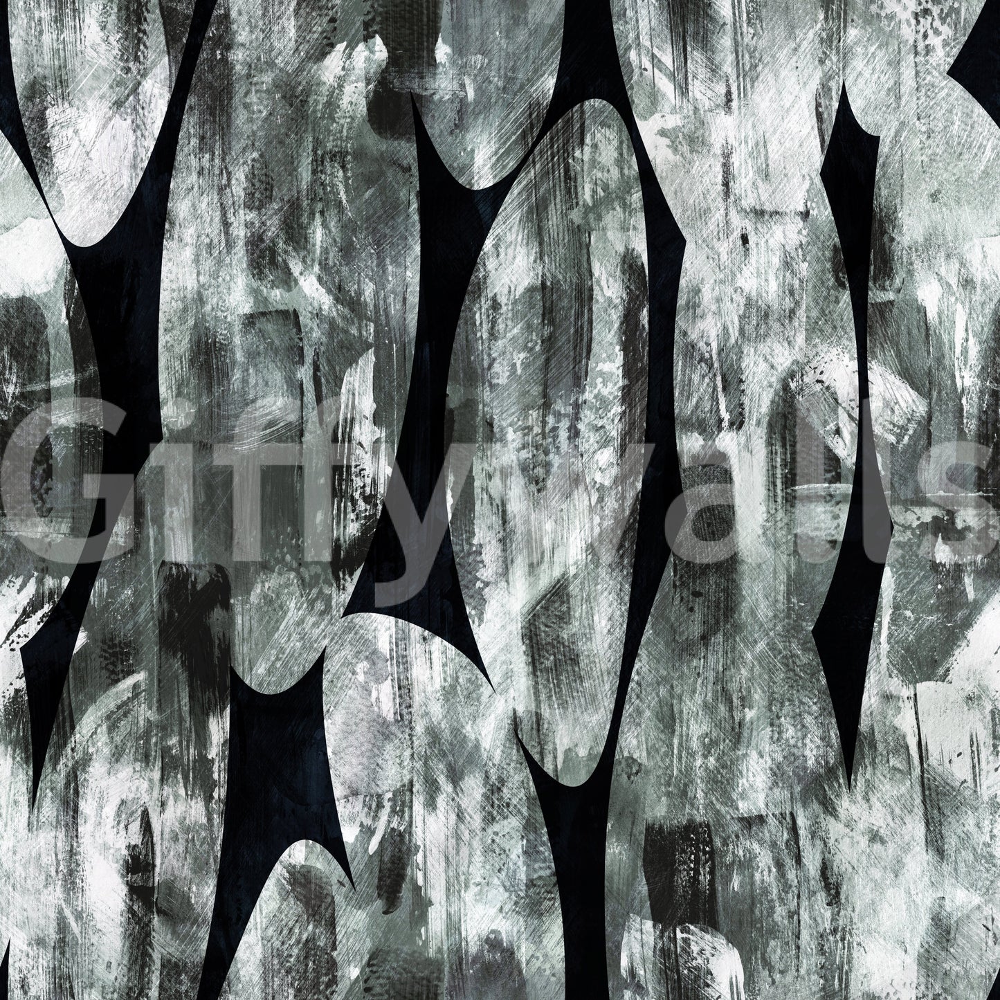 Monochromatic Abstract Brushstroke Wallpaper