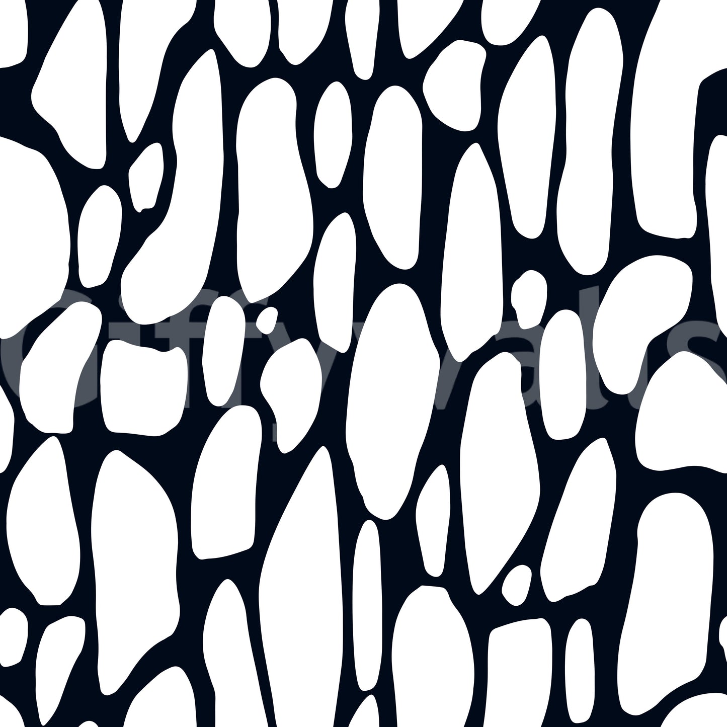 Organic Monochrome Pebbles Wallpaper