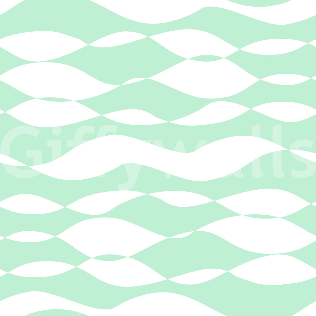 Steady rows of ripples shape the sage linear wallpaper GD12233