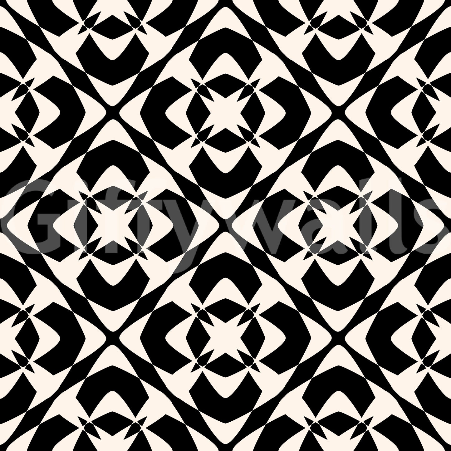 Modern Classic Geometric Lattice Wallpaper