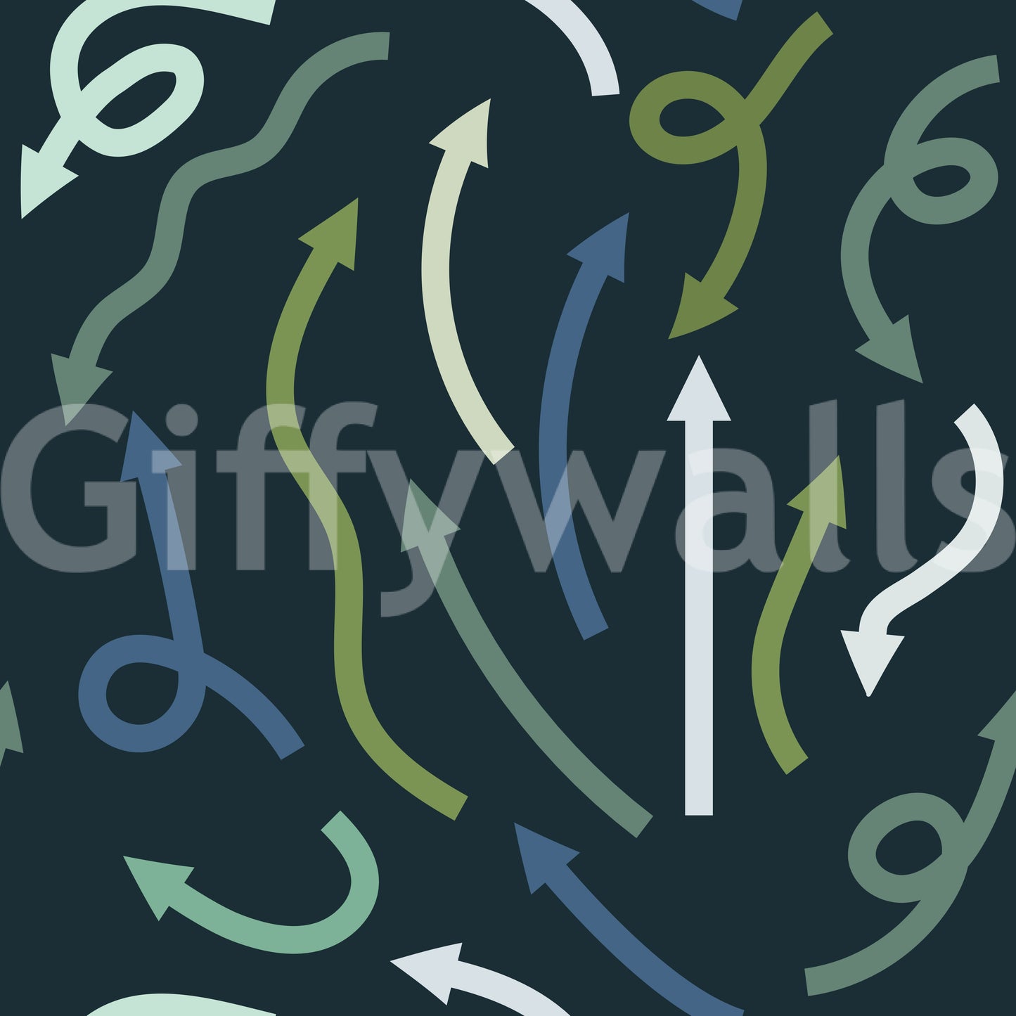 Directional Arrows Minimalist Graphic Wallpaper