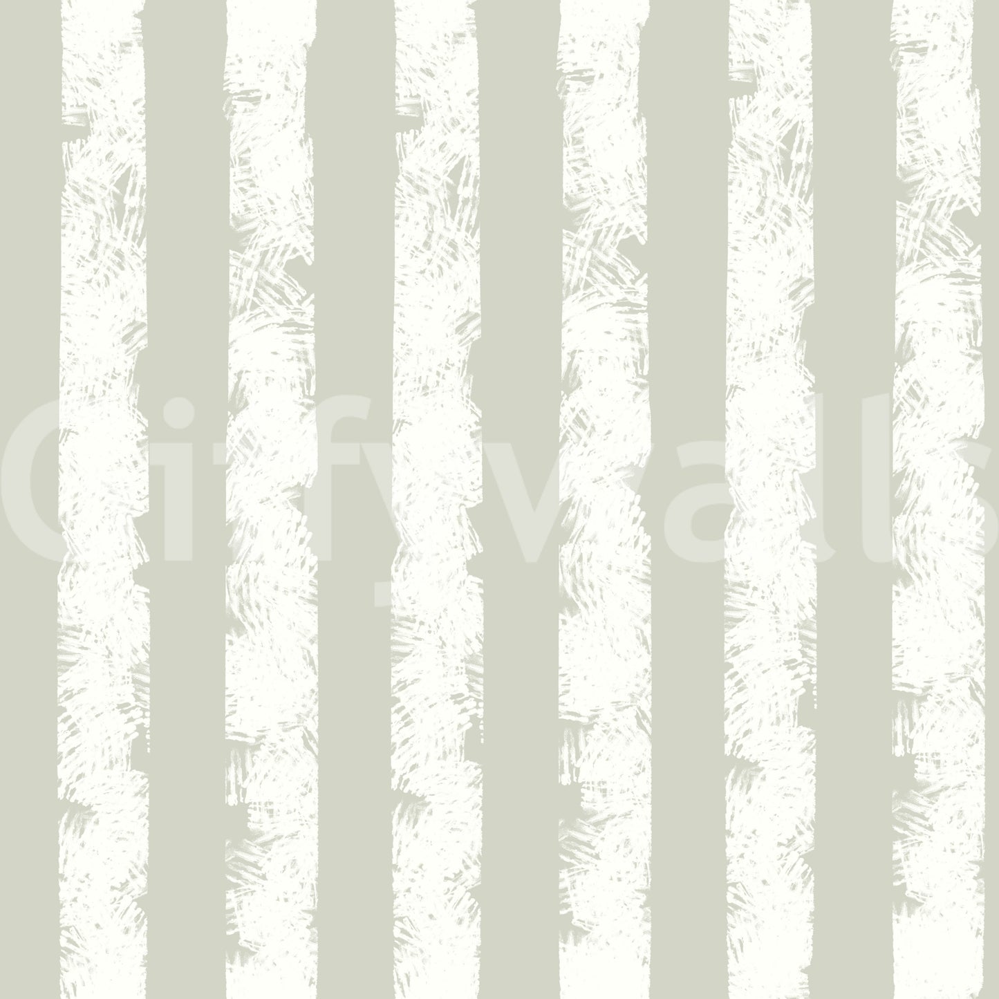 Textured Vertical Stripes in Neutral Sage Wallpaper