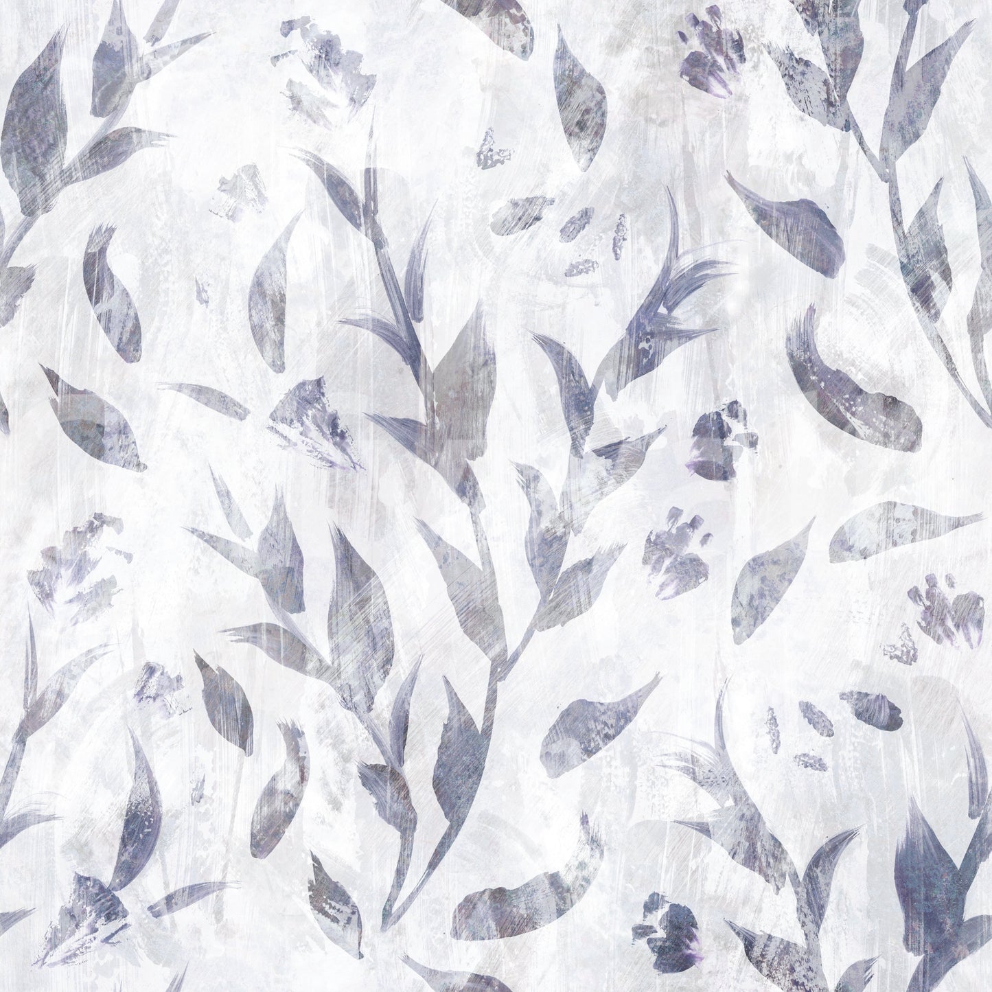 Abstract Painted Willow Branches Wallpaper
