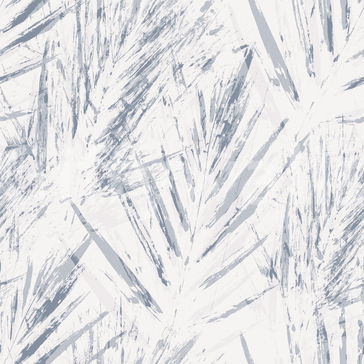 Monochrome Textured Palm Foliage Wallpaper