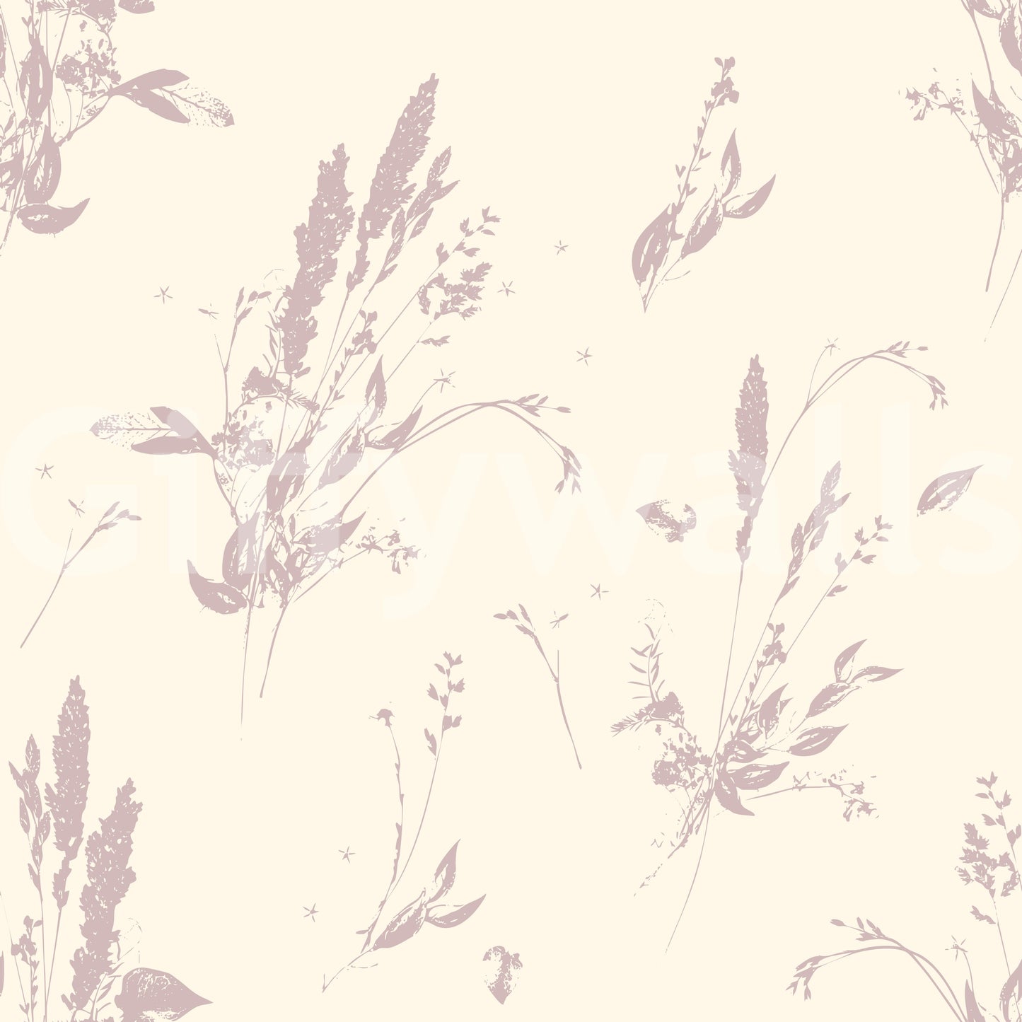 Blush Meadow Botanicals Wallpaper