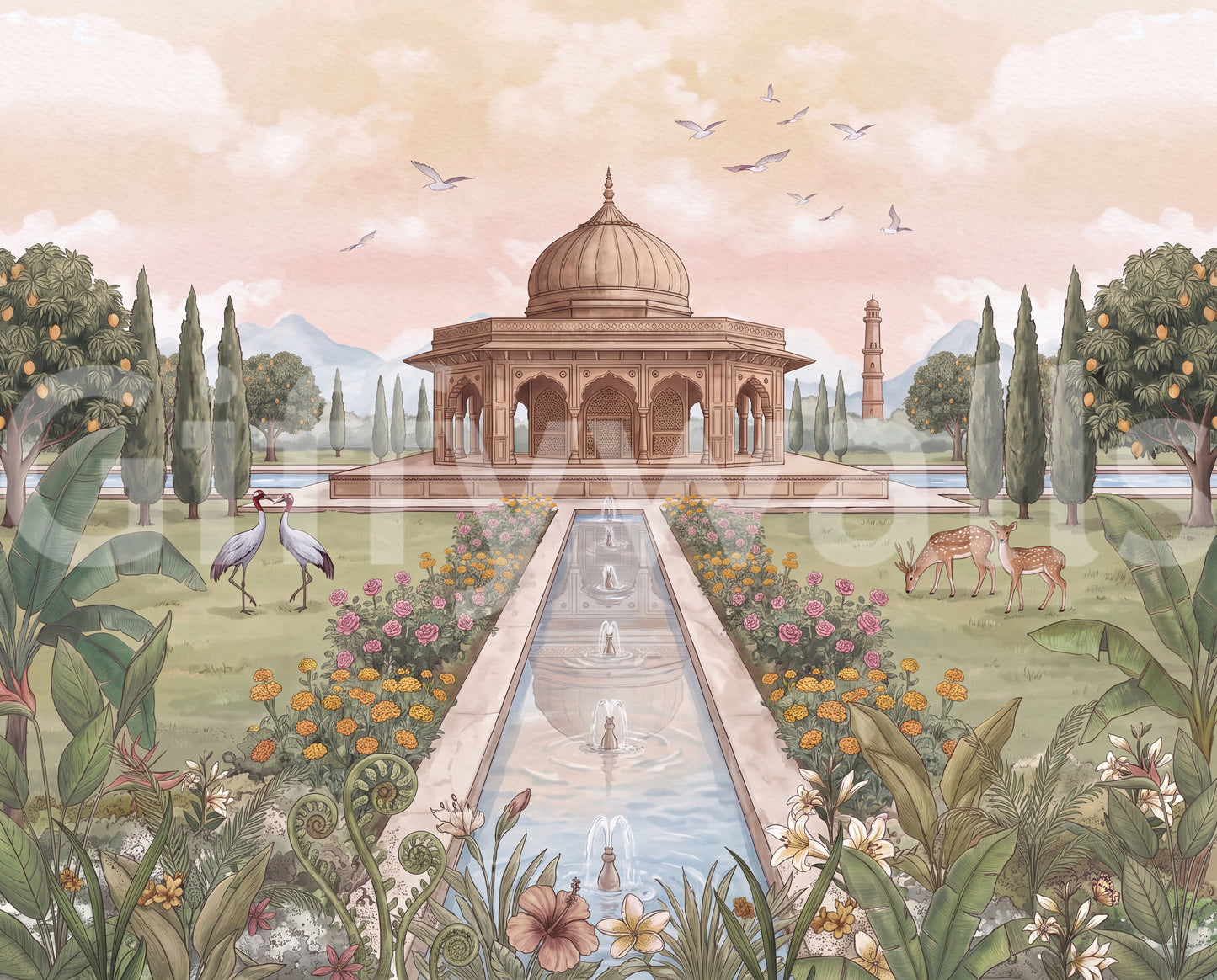 Baradari Bagh Royale Wall Mural