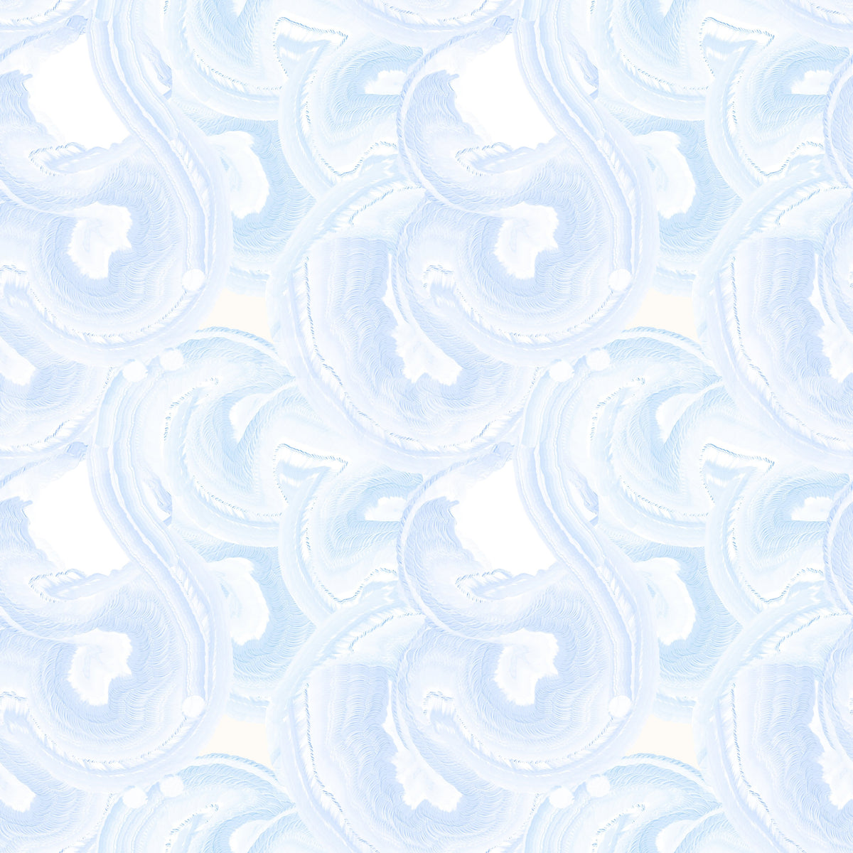 Soft Azure Swirls Abstract Wallpaper