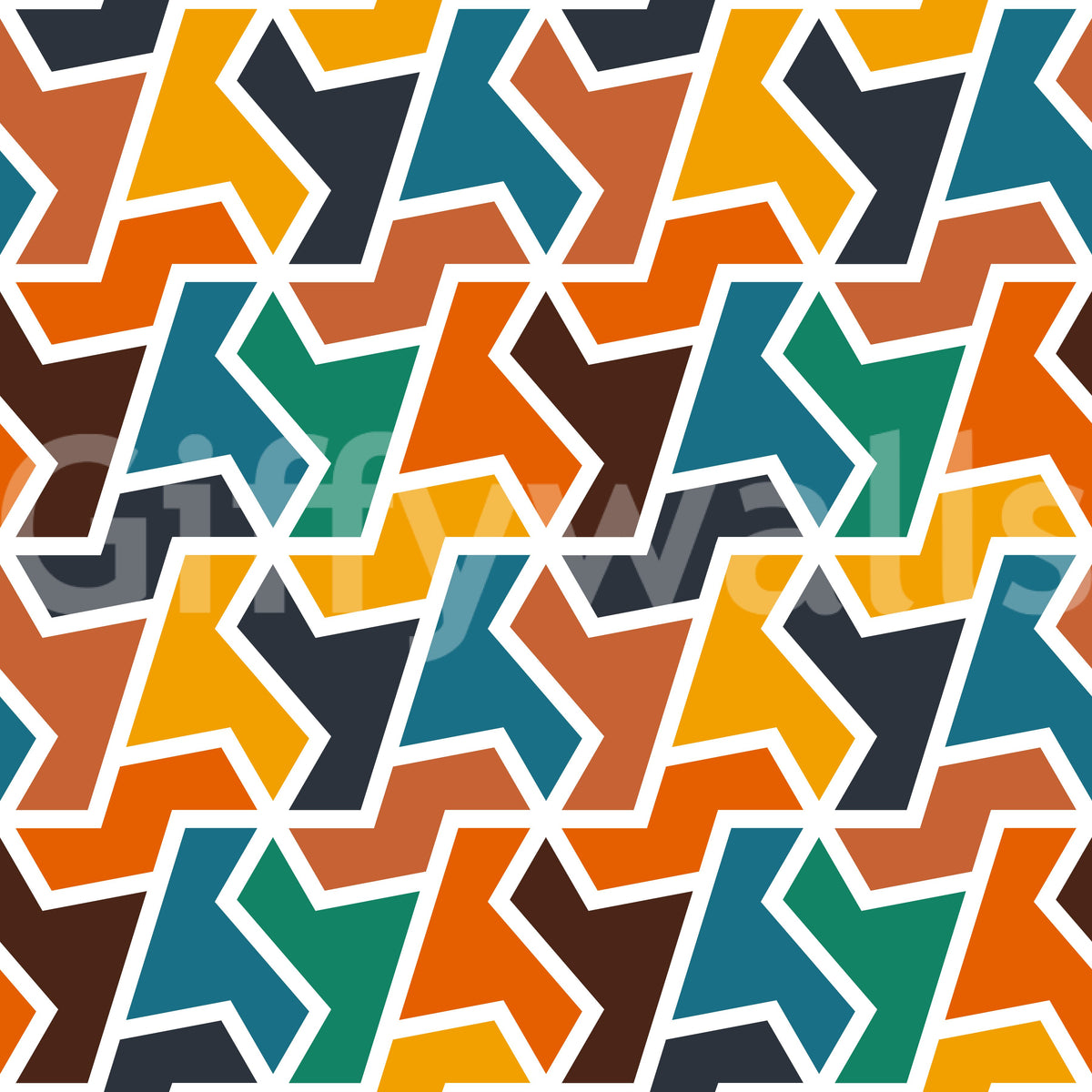 Abstract Polygons and Shapes Wallpaper