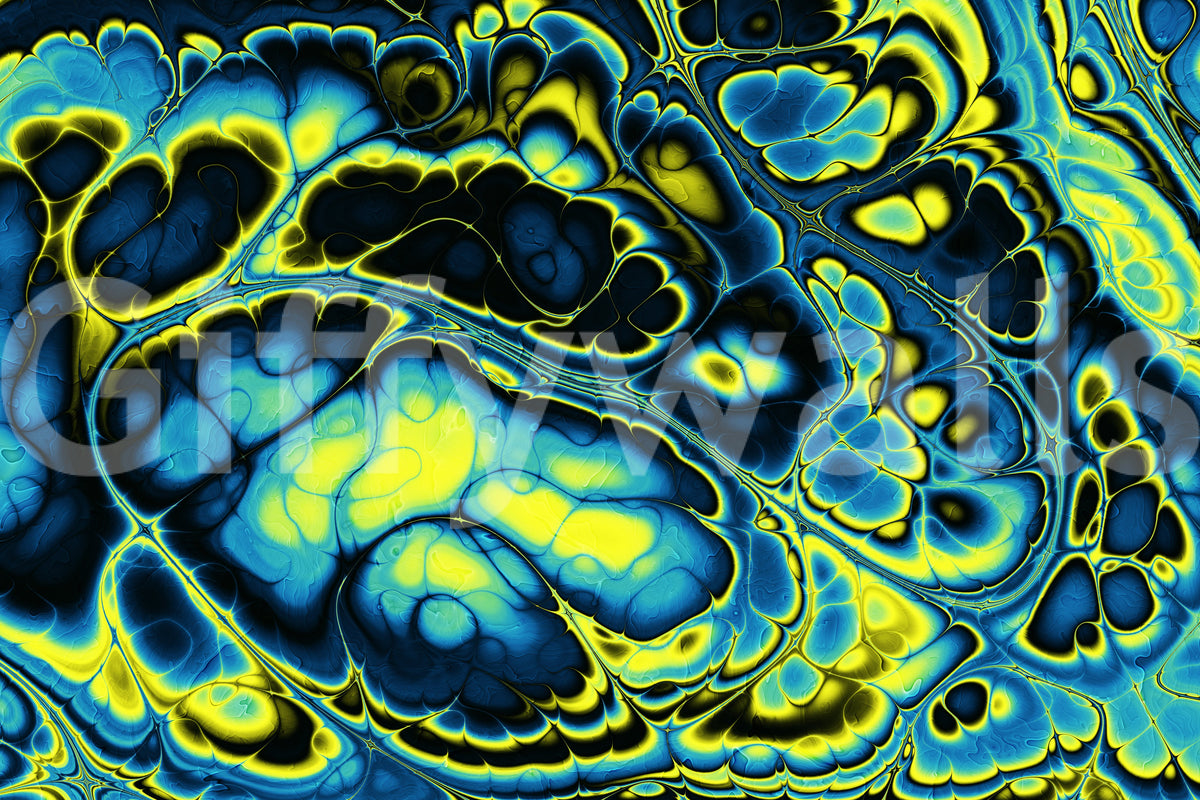 Colorful Marble Abstract Flow Pattern