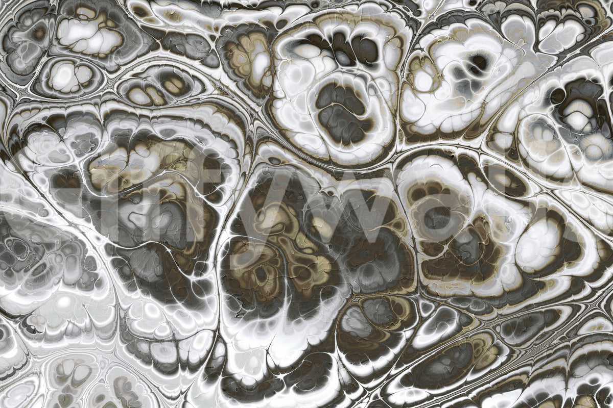 Abstract Gray Marble Texture Elegance Wall Mural