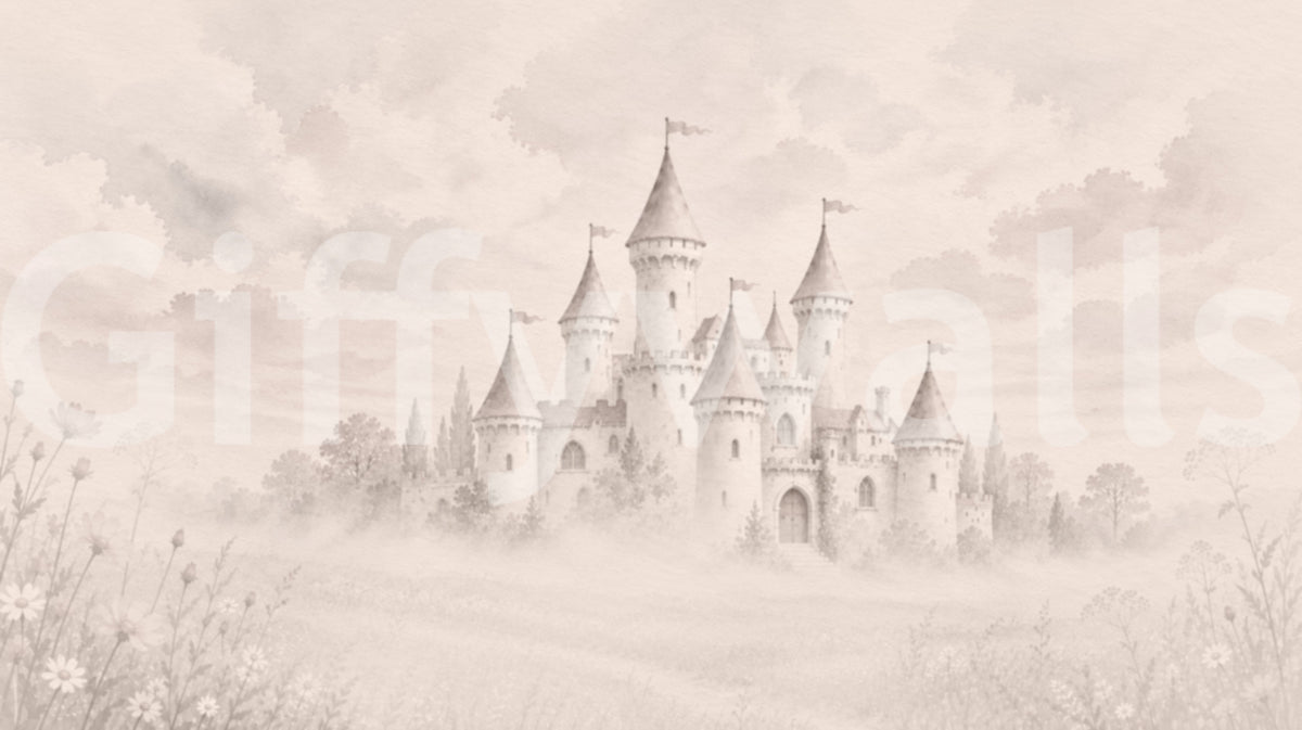 Castle Dreams – Vintage Cream Wall Mural