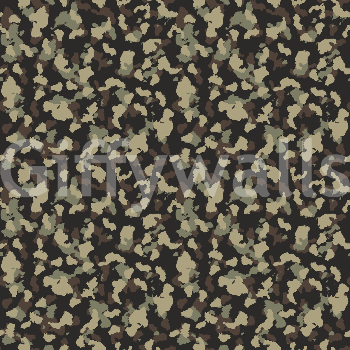 Tactical Forest Camouflage Pattern Wallpaper