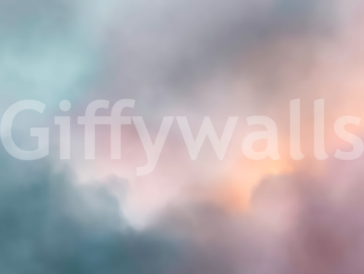 Ethereal Pastel Cloudscape Wall Mural