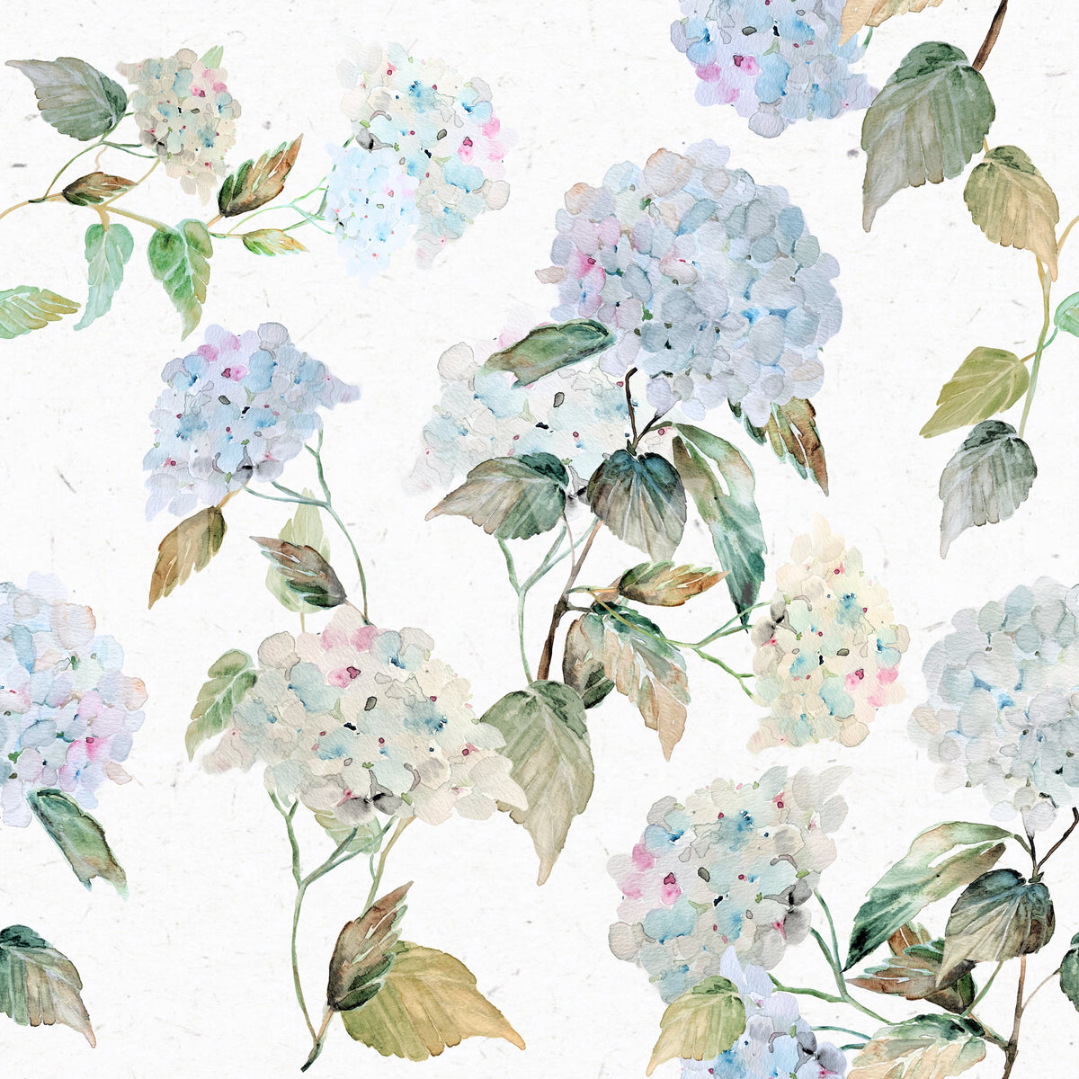 Blue Hydrangeas Wallpaper