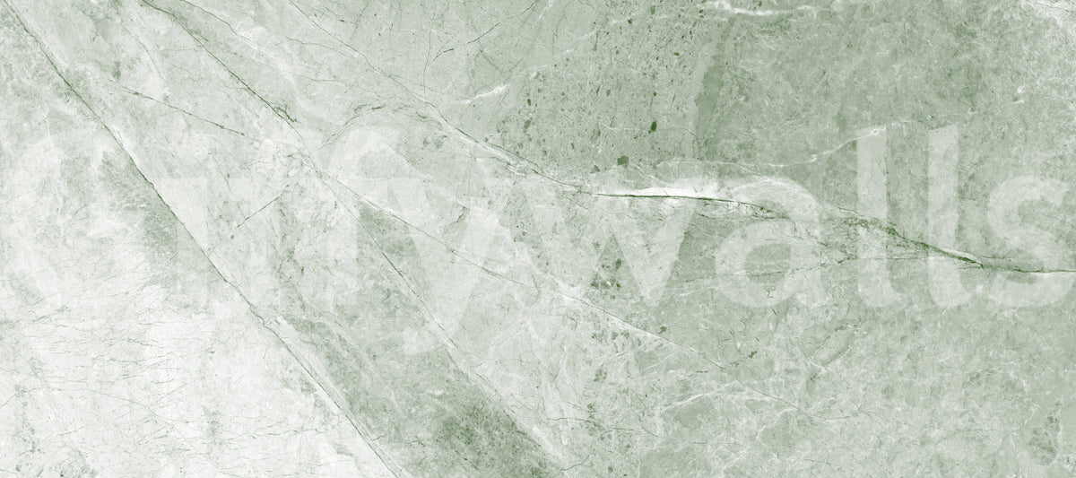 Sage Green Marble Slab Wall Mural