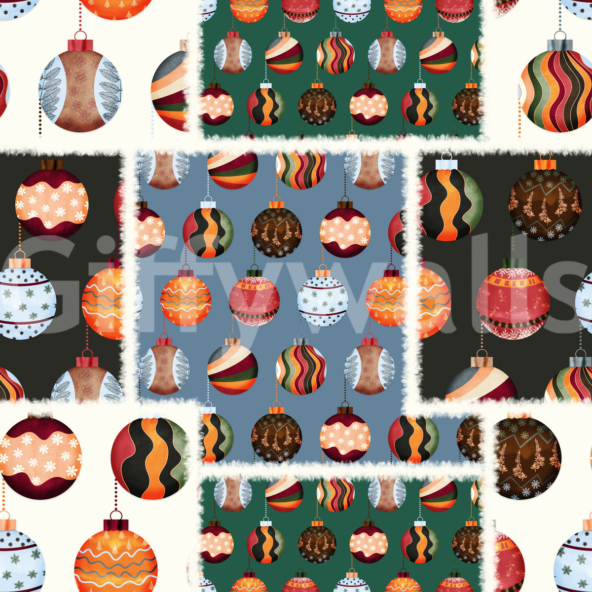 Heirloom Baubles Wallpaper