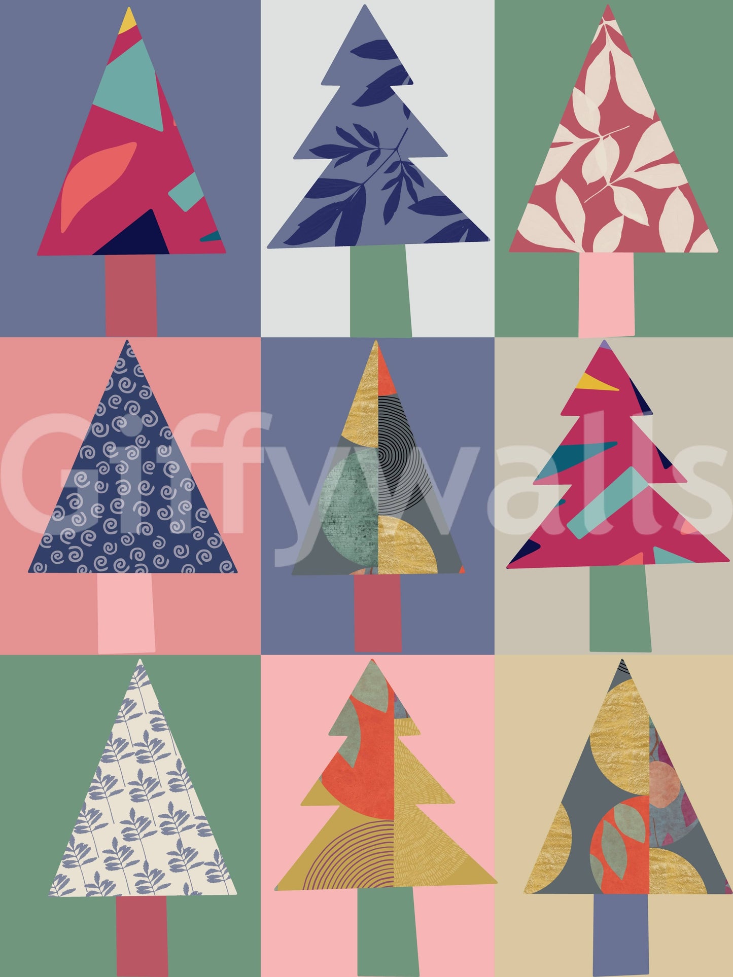 Festive Forest Wallpaper