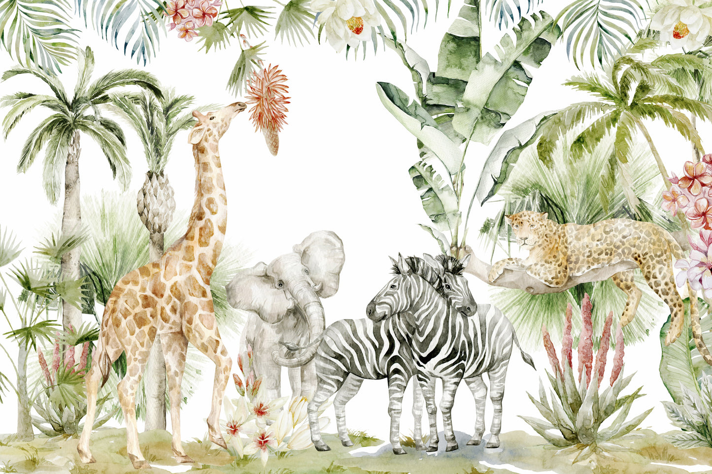 Gentle woodland wallpaper for walls