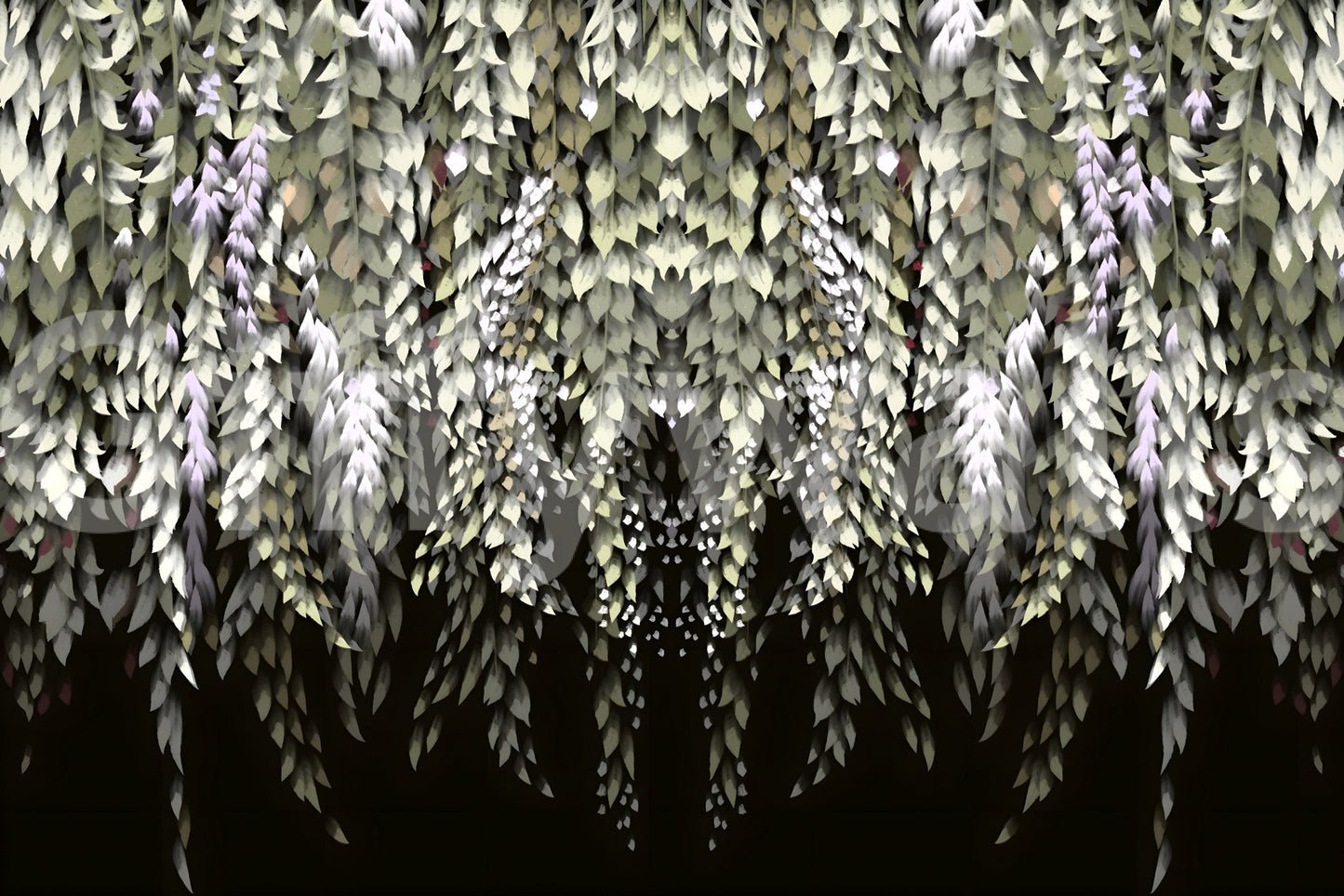 Wisteria Cascade Wallpaper