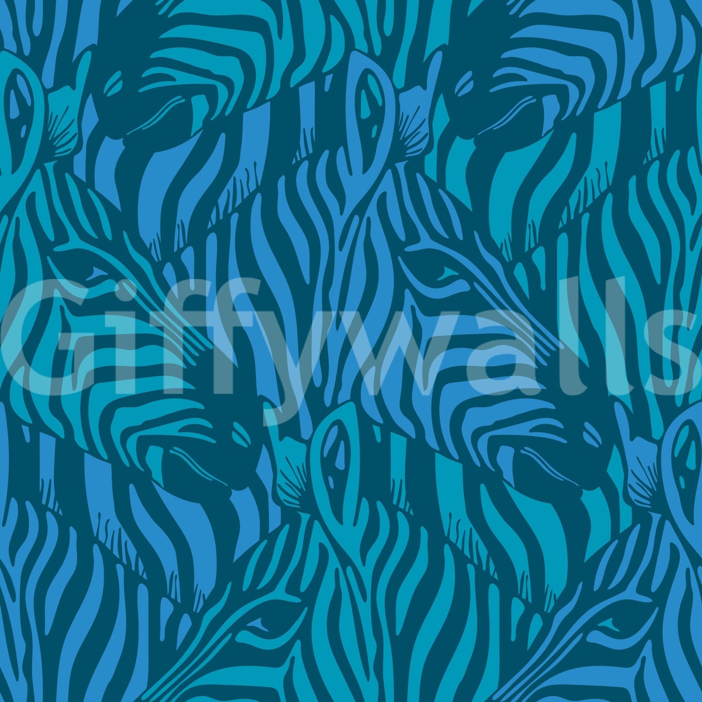 The design is non-realistic and interpretive.