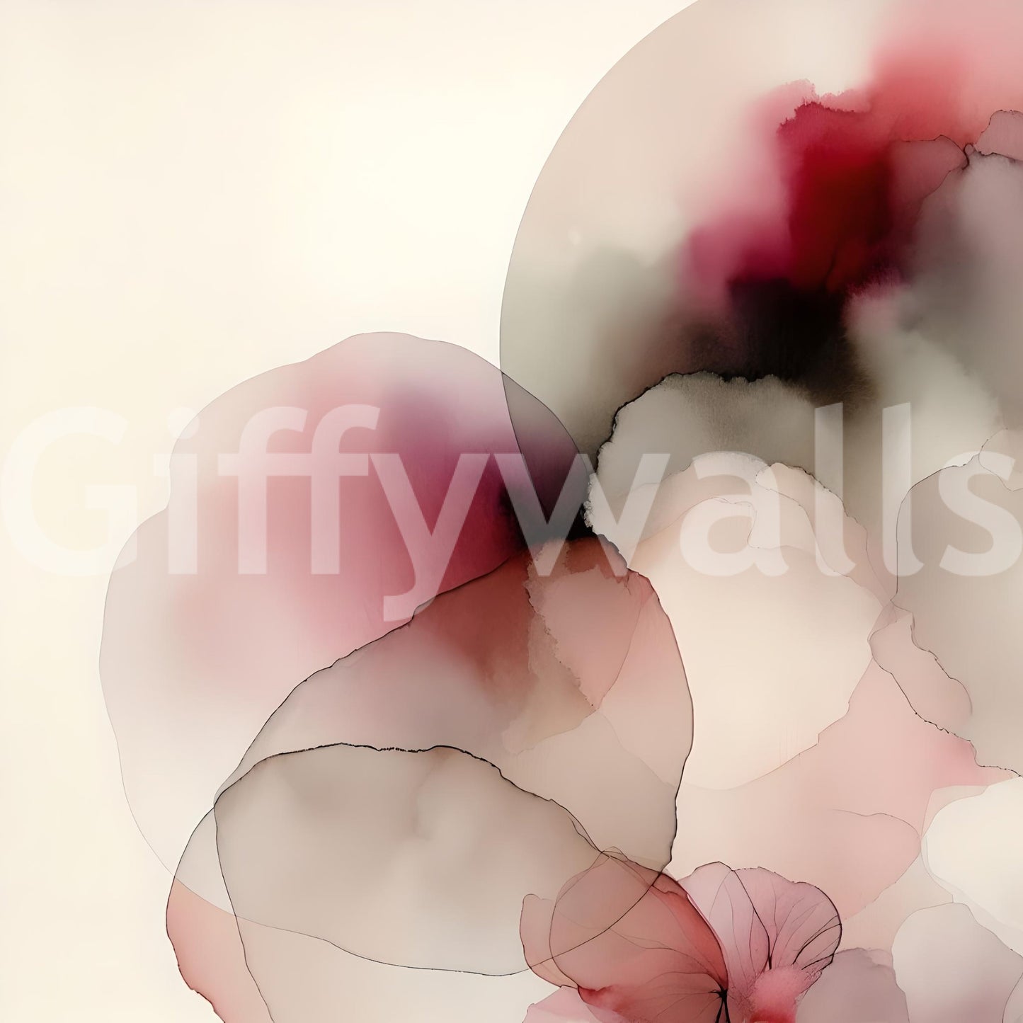 Monochrome wilderness scene for a sophisticated apartment lounge