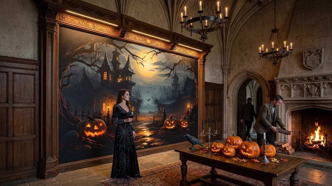 5 Stylish Halloween Wallpaper Designs for a Design-Forward Home