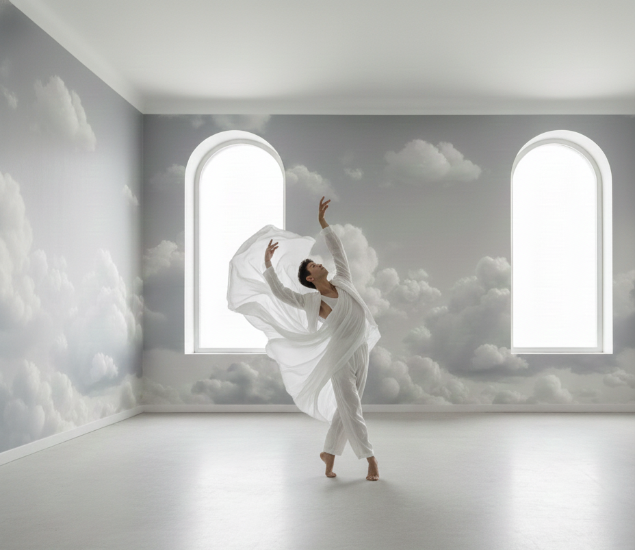 Calm Cloud Dancer Wallpaper - Pantone Color of the Year 2026