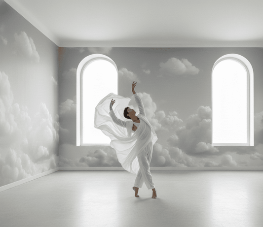 Calm Cloud Dancer Wallpaper - Pantone Color of the Year 2026
