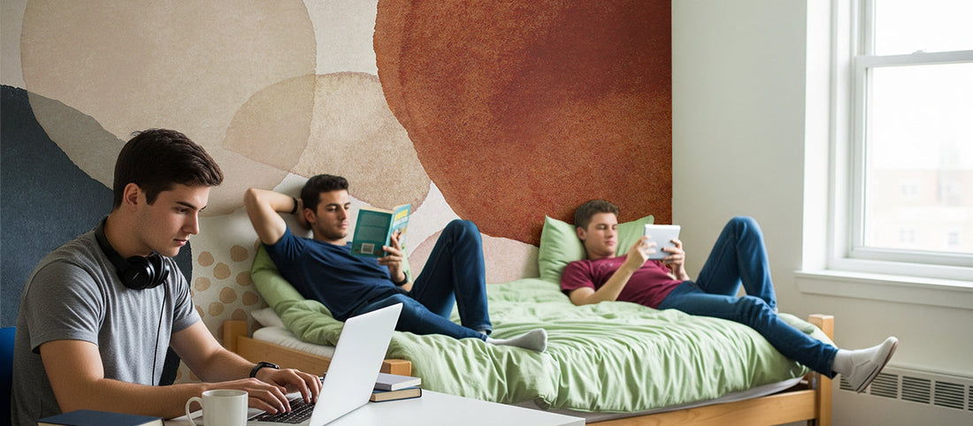 College dorm wallpaper - Just a new-age thing!